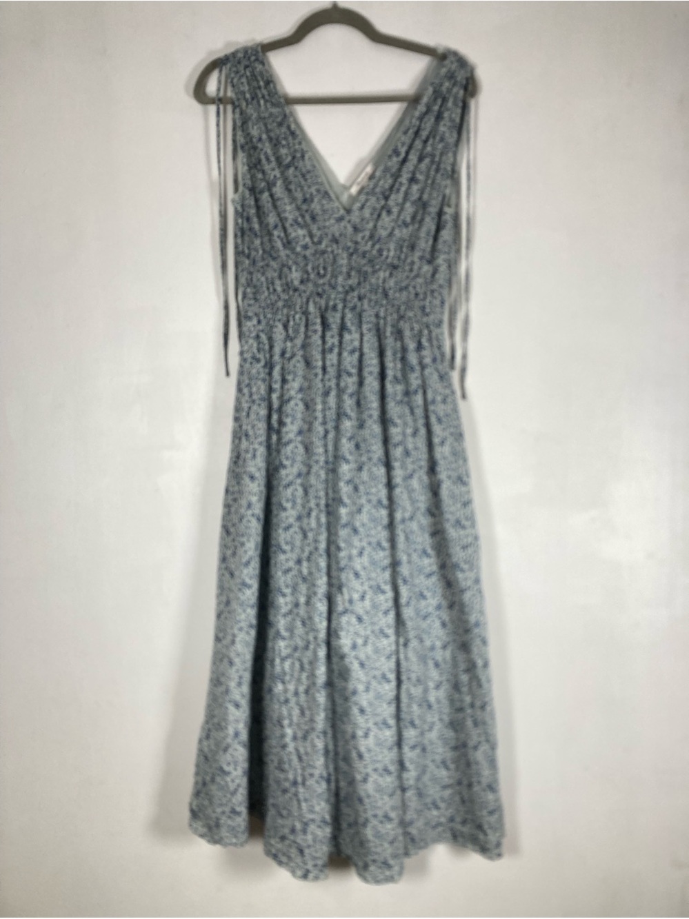 Madewell Women's Size M Sophia Smocked Midi Dress  Floral Cottagecore Coastal